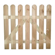 Cancello steccato in legno