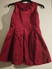 Vestito Benetton class bimba tg s 6-7 anni ,120 cm colore rosso