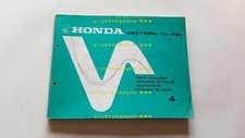 Honda CBX 750 F - F2 1985 catalogo ricambi originale moto spare parts catalogue