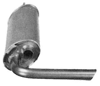 Marmitta silenziatore scarico