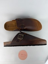 Mules sabot uomo pelle made - mules,