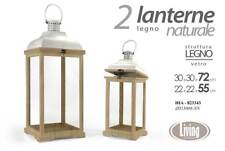 SET 2 LANTERNE PORTACANDELA