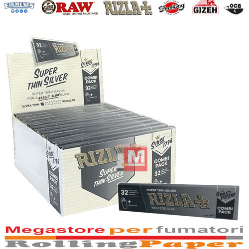 Cartine rizla argento king - rizla,