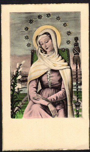 Santino antico madonna - santino, de