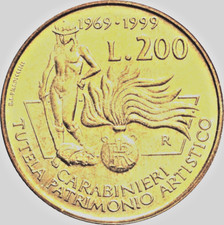 UNCIRCULATED 1990 Italy L200