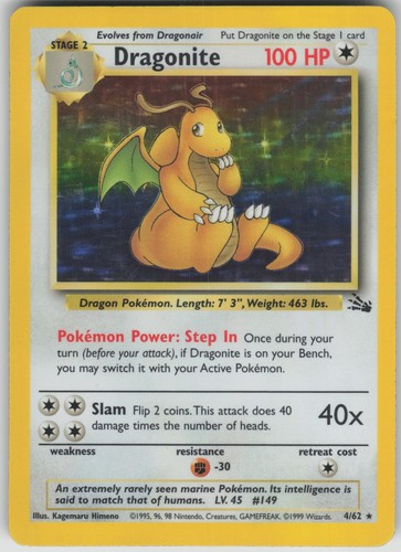 Pokemon tcg dragonite holo - tcg,