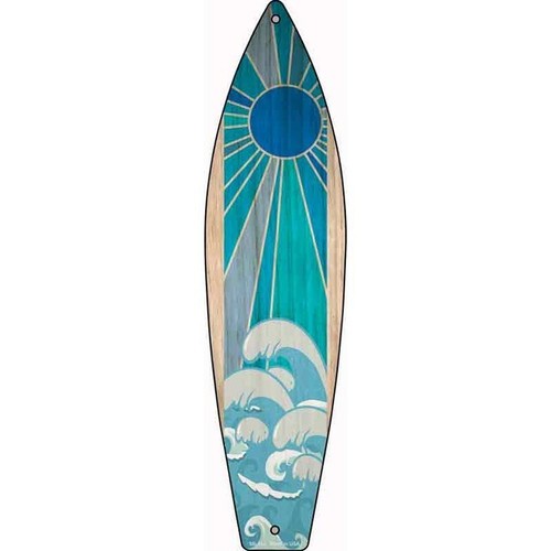 Insegna tavola surf metallo