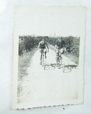 VECCHIA FOTO VINTAGE CREMONA CICLISMO BICICLETTA CREMONA MICHELAZZI CARRARA