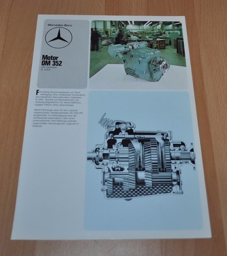 Brochure depliant mercedes - brochure,