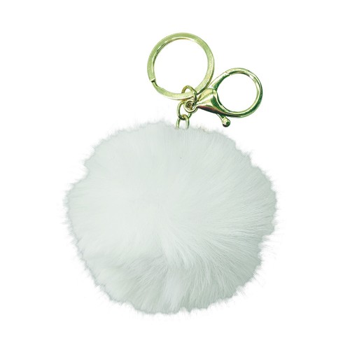 Portachiavi con pompon - con, in