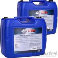 2x 20L OLIO VOLPE TITANIO GT1 PRO 5W30 adatto per BMW LL04 VW 504/507 00 MB 229.51
