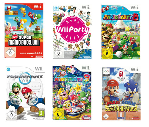 Selezione giochi nintendo wii - selezione,