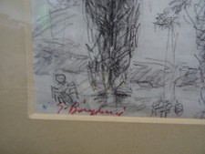 Quadro disegno Guido Borgianni - Figure umane a matita