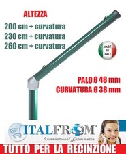 PALETTO PALO CURVO TONDO IN