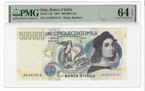 Italy 500000 lire 1997 - 500000,