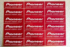 Adesivo sticker Pioneer auto