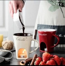 Fondue Mug Set Personal Mini
