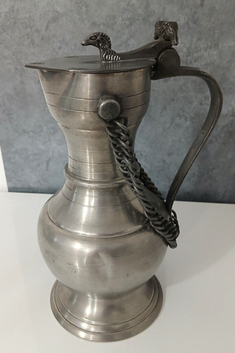 Brocca caraffa peltro - brocca, svizzera