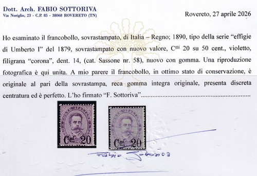 Aa853 regno italia 20 - regno,