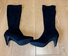 Stivali M&S neri scamosciati