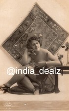 Cartolina francese modella in