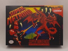 SNES - Super Metroid - Box Cover ONLY