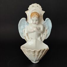 Acquasantiera con angelo in porcellana - Ginori - 1880-1896 ca. (cod. 1675)