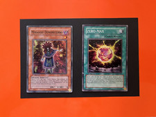 YUGIOH BIS DEMONETERNO- MIRAGGIO DEMONETERNO + ZERO-MAX+ BUSTINE PROTETTIVE!