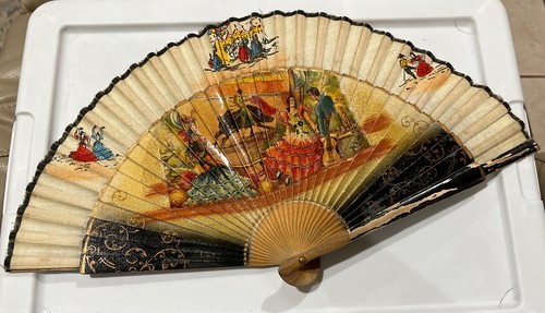 Antico ventilatore legno - antico,