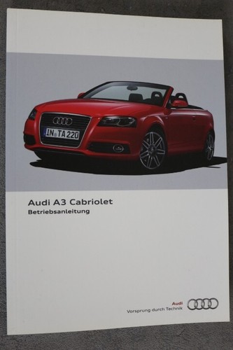 Audi cabriolet manuale - cabriolet, uso
