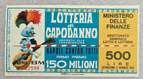 Biglietto lotteria italia - biglietto,