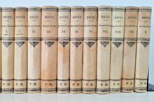 CORSO TEORICO-PRATICO DI DIRITTO CIVILE F. Ricci 11 volumi seconda edizione 1886