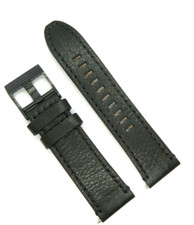 DIESEL Original Cinturino In Pelle DZT2013 Bracciale Orologio Nero 24mm