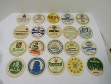 20 Sottobicchieri Pubblicitari Vintage Bevande Birra Hotel Eventi Usati COSÌ COME SONO LOTTO A