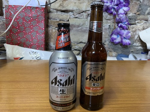 Set bottiglie birra asahi - set, da