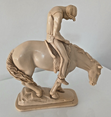 Scultura statuetta ragazzo - ragazzo, a