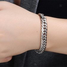 Bracelet gourmette cubain