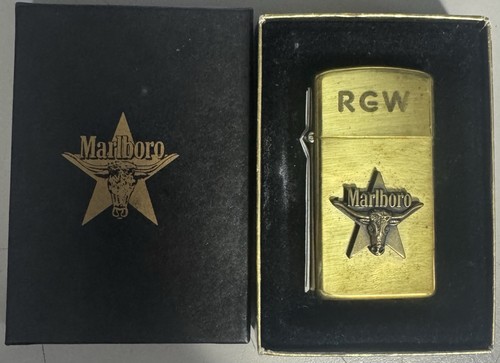 Zippo 1991 slim marlboro steer - zippo,
