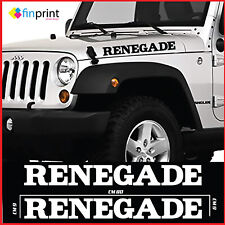 2 ADESIVI per JEEP RENEGADE CJ