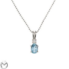 Collana in oro bianco 18 Kt 750 sfere con topazio e zircone -184/VE-