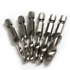 6 pz 1/4'' gambo esagonale HSS