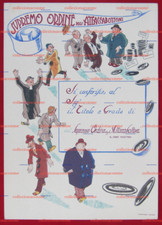 modulo attestato/diploma umoristico vintage Supremo Ordine degli Attaccabottoni