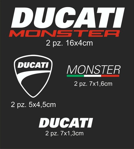 Kit adesivi ducati monster - kit,