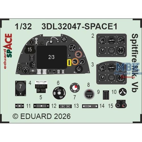 Eduard ed3dl32047 supermarine - eduard,