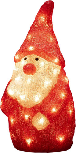 Babbo natale acrilico 40 - in, acrilico,