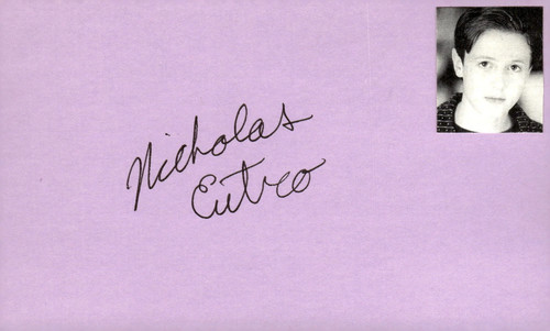 Scheda indice nicholas cutro - scheda,