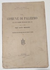 GARUFI "Il comune di Palermo e il suo archivio nei secoli XIII a XV" Reber, 1901