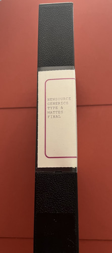 Vintage newsource generics - newsource,