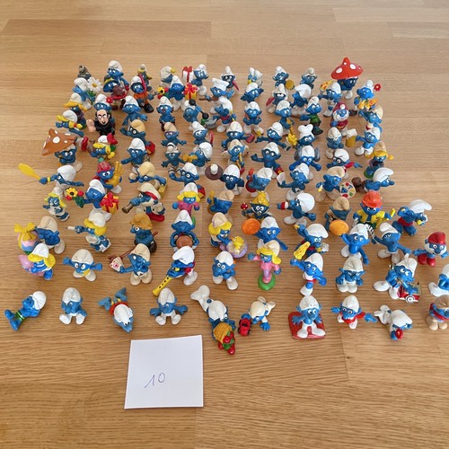 Lotto 100 puffi schleich - lotto,