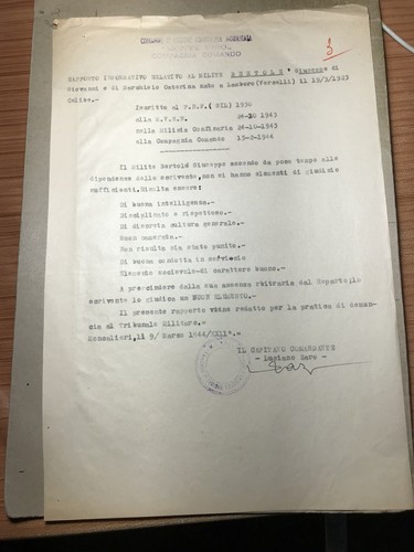 Documento legione guardia - documento,